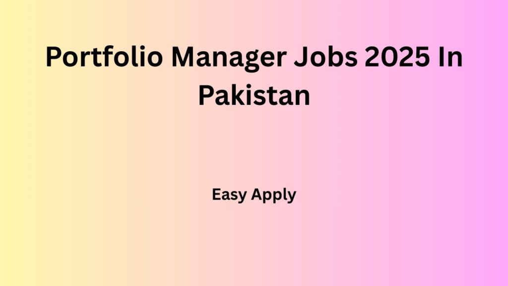 Portfolio Manager Jobs