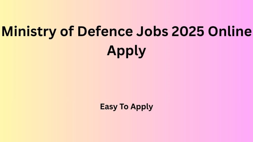 Ministry of Defence Jobs
