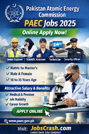 Pakistan Atomic Energy Commission (PAEC) Jobs